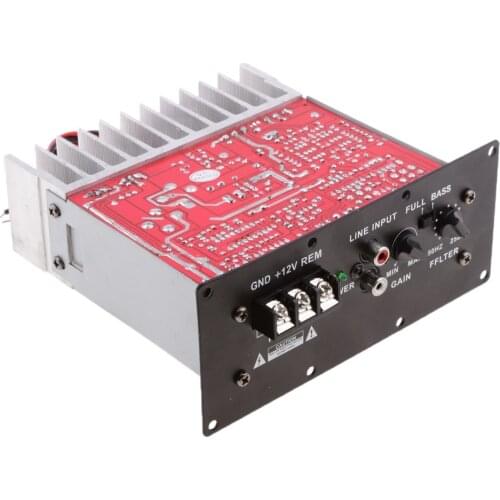 Universal 12V Car Audio Amplifier Subwoofer Module Gain Filter Switch