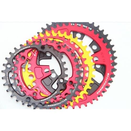 Fouriers 104bcd Chainring cirlce 32T 34 36 38 40T with Crankset bolts narrow wide MTB bicycle plato de bicicleta redondo