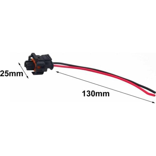 Injector Plug Universal Corrosion Resistant Plastic High Sensitivity Fuel Injector Connector 93189918 6286769 for Vauxhall Saab