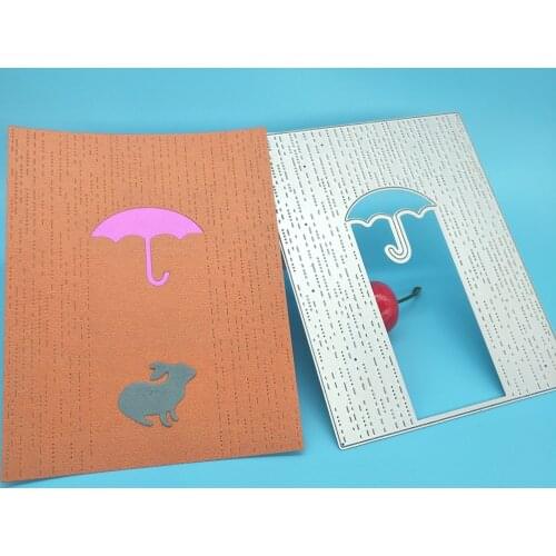 Umbrellas, raindrops, heavy rain metal cutting molds, scrapbooks, photo album decorations, DIY handmade artworks