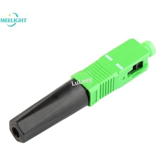 100pcs/lot SC /APC Accelerated Connector for Optical Fiber Cold Linker Fiber Optic Connector Television Broadband Butt Joint