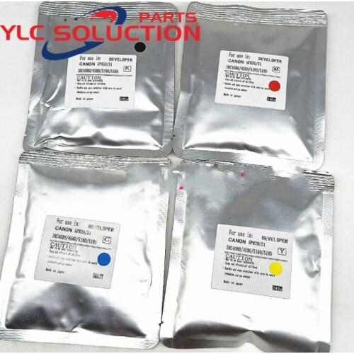 1X CMYK Developer for Canon iRC2550 iRC2880 iRC2880i iRC3080 iRC3080i iRC3380 iRC3380i C2880 C2550 C3080 C3380