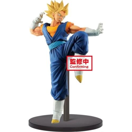20cm BANDAI Original Dragon Ball Super Saiyan FES Vegetto Anime characters Action PVC Collection Model Toy Anime Figure Toys For