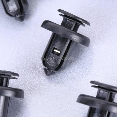 50 Bumper Clip Push- Type Retainer W/ Metal Insert 91505-S9A-003 Fit For Honda Accord Civic Crv Element