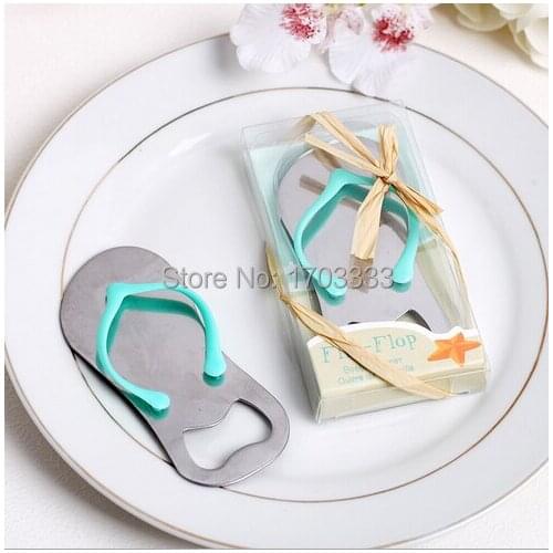 Promotion 500pcs/lot sea beach wedding favor--Flip-Flop Bottle Opener Free shipping