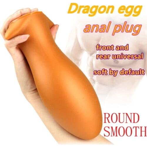 Soft Huge Anal Plug Big Butt Plug Beads Men Prostate Massage Female Anus Expansion Stimulator Big Anal Beads Adult Anal Sex Toys