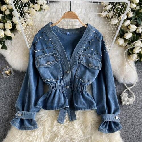 HECAIYUN Womens Denim Jackets