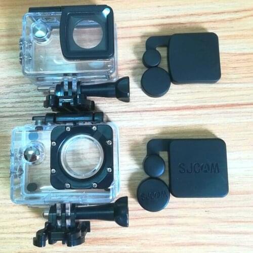 Clownfish New / Old Model Original SJCAM SJ4000 Lens Cap Cover And Hood For SJCAM SJ4000 SJ4000X Waterproof Housing Case Camera