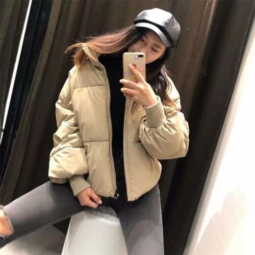 MESTTRAF Women 2021 Fashion Oversized Thick Warm Parkas Coat Vintage Long Sleeve Pockets Drawstring Female Outerwear Streetwear