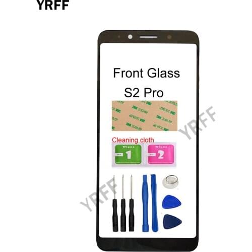 5.99'' Mobile Front Panel Glass For UMIDIGI S2 Pro s2 Lite Front Glass (No Touch Screen Digitizer Panel ) Outer Glass Cover