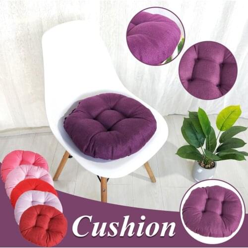Cotton And Linen Round Chair Cushion Cushions Home Decor Cushions Pillows Chair Throw Floor Pillows Meditation Office 40*40cm