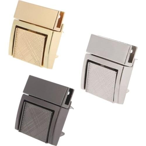 Buckle Twist Lock Hardware For Bag Shape Handbag DIY Turn Locks Bags Clasp LX9F