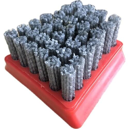 Frankfurt Strong Silicon Carbide Diamond Abrasive Brush With Red Base For Polishing Stone Granite Marble