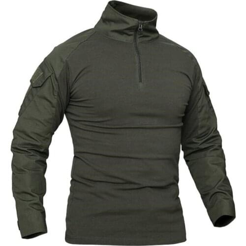 Outdoor Military Tactical Hiking T-Shirts Quick-Drying Breathable Long Sleeved Shirts Fashion Casual Sport Hunting Clothing 4XL