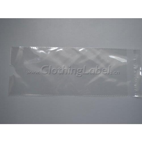 Socks packaging, 10x20cm clear plastic clothing packagings for socks, no logo