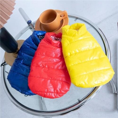 Winter Dog Vest Coat Jacket Puppy Clothes Cat Pomeranian Poodle Small Dog Costumes Garment Yorkies Chihuahua Bichon Pet Clothing