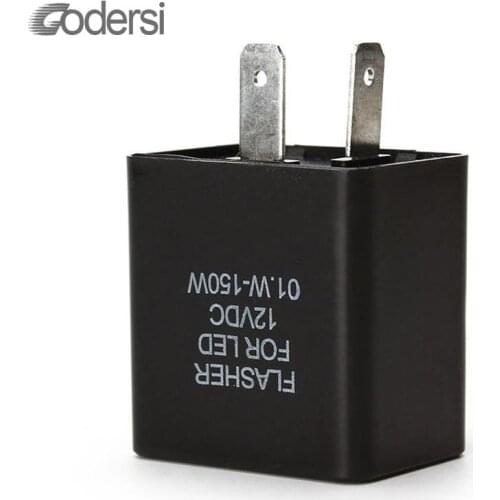 12V 2 Pin Turn Signal Indicator Car Motorcycle Control Flasher Adjustable Relay Relay Blinker LED Relay Flasher C4J4