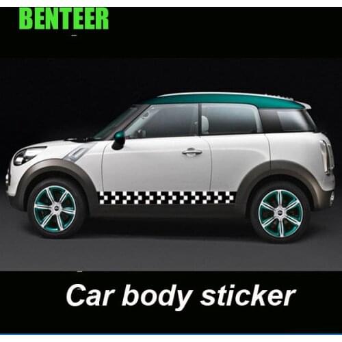 185cm Good quality MINI Cooper Clubman Countryman Paceman Coupe Roadster One S car body sticker R F Series