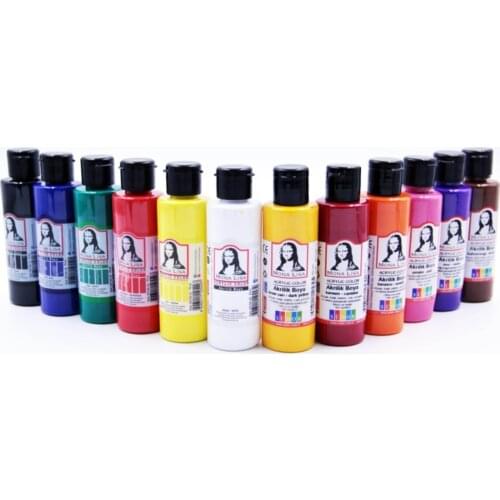 Südor Acrylic Set 12x70ml vivid colors high quality glass paint wood paint acrylic paint painter paint set airbrush paint