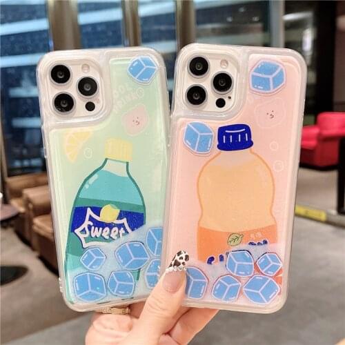 Liquid Quicksand Silicone TPU Phone Case for IPhone 12 11 Pro Max Mini X XR XS 8 7 6S Plus SE 2 2020 IPones Protector Back Cover