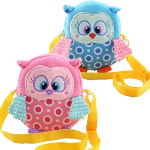 Child single shoulder Bag Shoulder Bag Girl Cartoon Animal plush Backpack