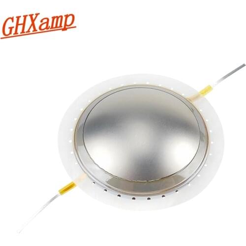 GHXAMP 63.7mm Speaker Voice Coil Flat Wire Coaxial Tweeter Loudspeaker Coil For RCF CD650 ND650 Treble Voice Diaphragm 1PC