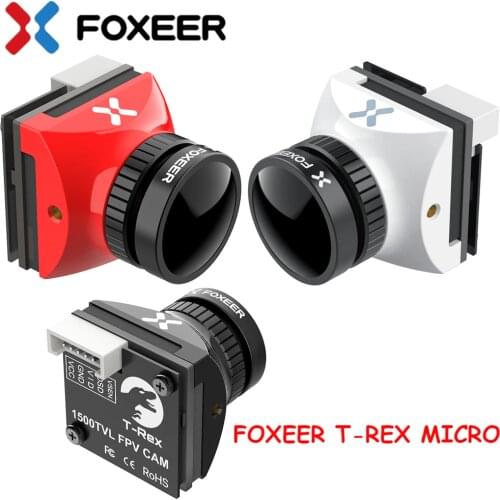 Foxeer T-Rex Micro 1500TVL Super WDR 4:3/16:9 PAL/NTSC Switchable Low Latency FPV Camera For FPV Racing Freestyle Drones
