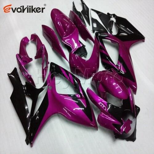 Full fairing kits for GSXR600750 2006 2007 K6 GSXR600 06 07 Injection mold pink ABS Plastic motorcycle panels