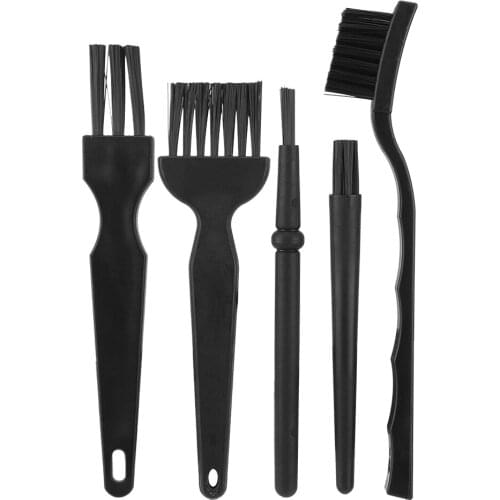 5pcs Portable Anti-static Dusting Brush Cleaning Kit For Computer Keyboard Small Space