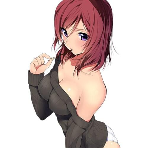 Lifelike Hot Girl Nishikino Maki Anime Love Live! Vinyl Wrap Sexy Beauty Car Decals Sticker Racing Waterproof KK Car Decor