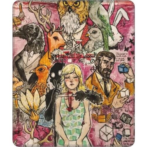 Rusty Lake Game Vintage Mouse Pad with Locking Edge Mat Pads Natural Rubber Computer Keyboard Desk Pad