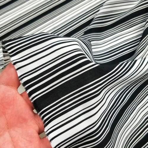 Chiffon strips soft dropping palazzo material breathable DIY dress blouse fabric