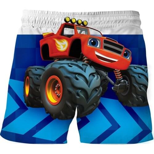Little Boy Pants 3D Lblaze Shorts The Monster Toddle Boys&gilrs Shorts Fashion Quick Dry Shorts 4-14 Year Kids Casual Clothes