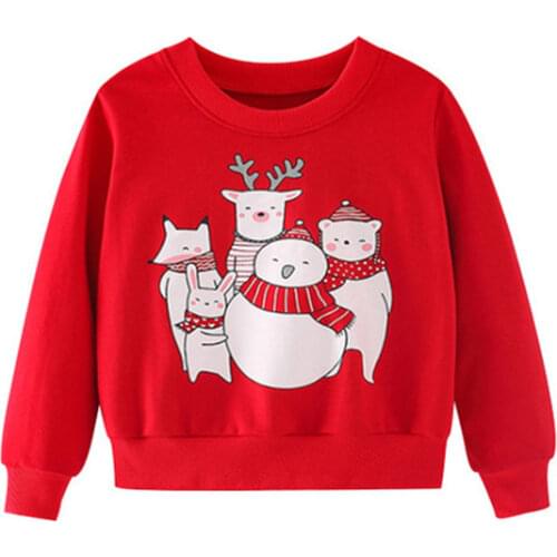 Rabbit Boys Sweatshirts Cotton Baby Girls Clothes Fall New Childrens Clothing Kids Hoodies Sweatshirt
