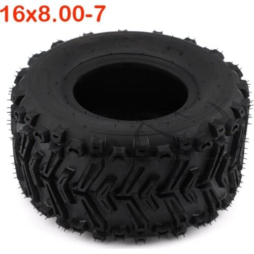 16x8.00-7 tubeless tyre for Beach car 16X8-7 ATV Go-kart wear-resistant road vacuum tire four-wheel ATV tire