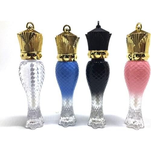10/30/50pcs 5ml Mermaid Shape Empty Lip Gloss Tubes Plastic Lip Balm Tube Lipstick Mini Sample Cosmetic Container