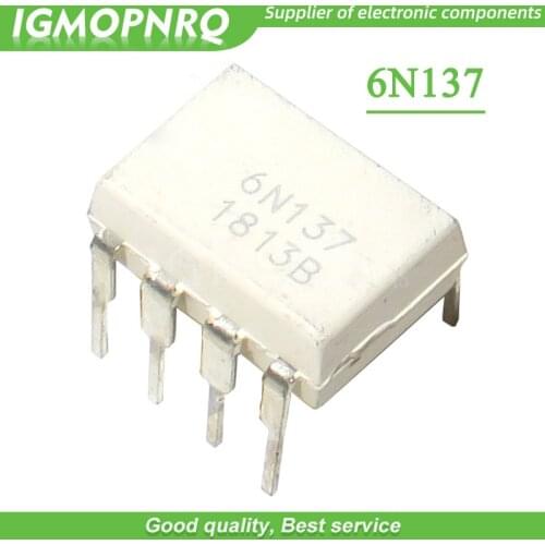 10pcs/lot 6N137 DIP8 DIP DIP-8 new and original IC