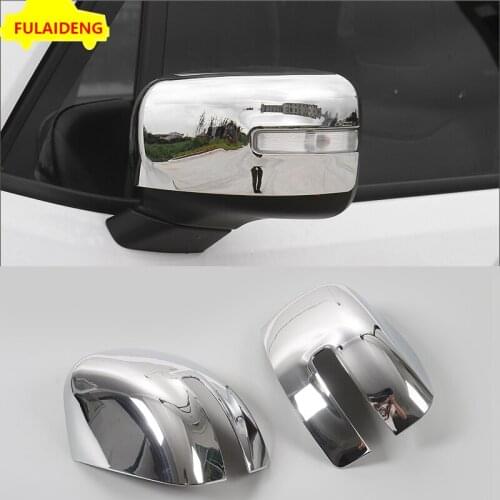 2pcs For Jeep Renegade 2015-2020 ABS Chrome Body Side Rear View Mirror Cover Trim Frame Car Styling Accessories