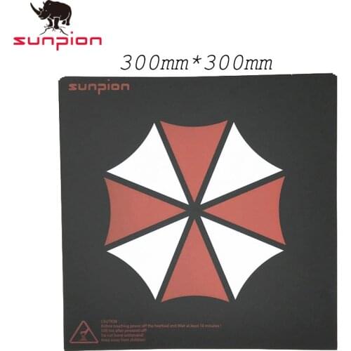 300*300 Heat Hot Bed Sticker Hot Bed Surface Sticker Black Frosted Heated bed For creality CR-10 3D Printer Parts 1PCS/ LOT