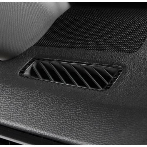 2pcs/lot car sticker stainless steel High position air conditioning outlet decoration cover for 2019 2020 Toyota RAV4 RAV 4 MK5