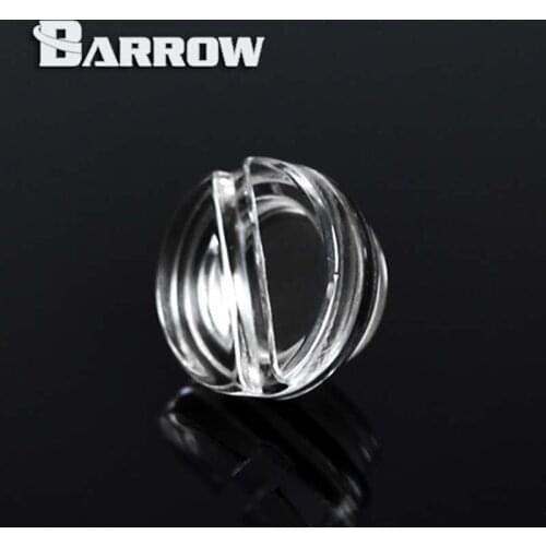 Barrow pc water cooling water Stop plug hand twist fittings Acrylic transparent plug water cooler YKLZS1-T01