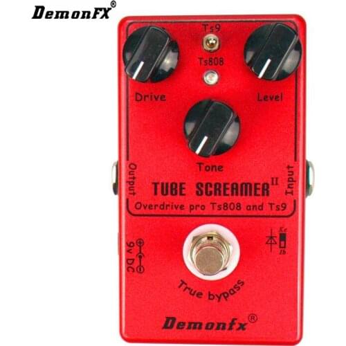 Demon FX Demon Upgraded version V2.0 Red Tube Screamer II Effect Pedal Overdrive