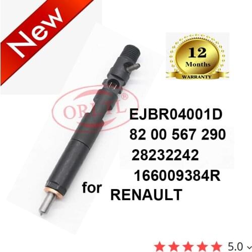 ORLTL EJBR04001D Diesel Common Rail Injector 82 00 567 290 28232242 166009384R For RENAULT Euro 3