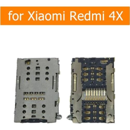 For Xiaomi Redmi 4X SIM Card Reader Slot Connector Socket for Redmi 4X Card Reader Holder Replacement Repair Spare Parts