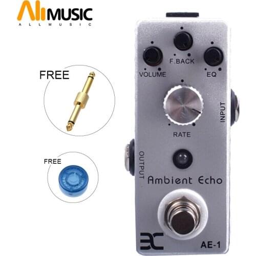 EX Micro Pedal AE-1 Ambient Echo Metal case mini pedal + Free Connector