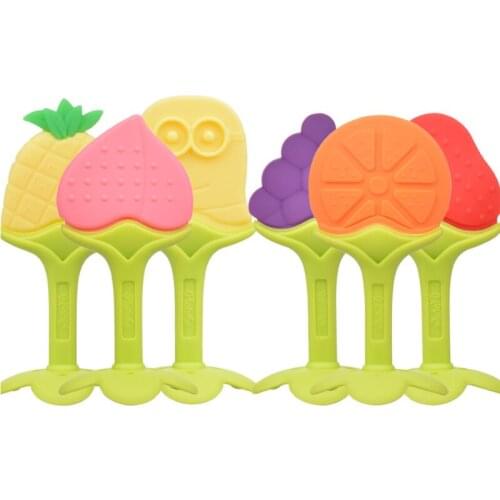 Teething Toys Baby Products Silicone Baby Silicone Teether Silicone Teething Accessories Newborn Silicone Pacifier