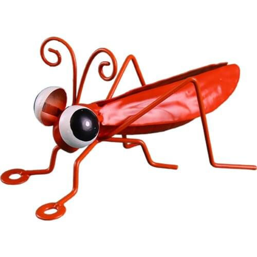 Simulation Garden Décor Locust Ornaments Tropical Insect Wrought Iron More Color 1pcs Outdoor Wall Art Courtyard Decoration