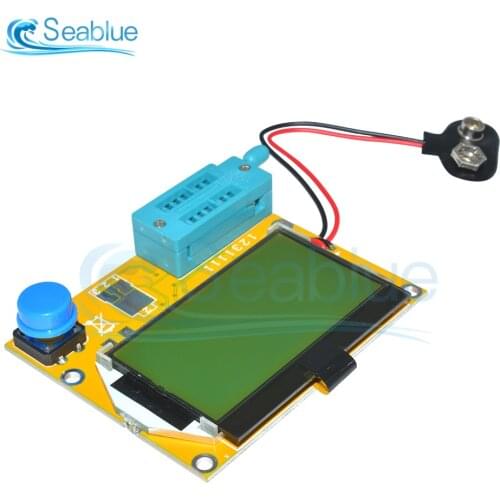LCR-T4 ESR Meter Transistor Tester Diode Triode Capacitance SCR Inductance LCD Digital Transistor Meter For MOSFET/JFET/PNP/NPN