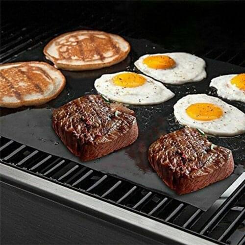 BBQ Grill Mat Barbecue Outdoor Baking Non-stick Pad Reusable Cooking Plate Picnic Cooking Barbecue Oven Tool