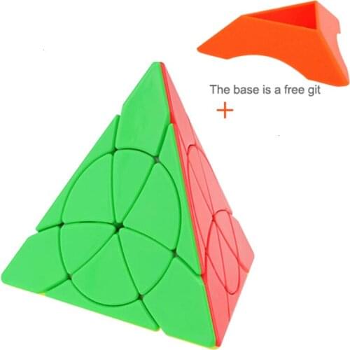 YJ Neo Cube YongJun Petal Pyramid Leaf Magic Cubes Stickerless Pyraminx Cubo Magic Speed Puzzle Cube Educational Toys Spinner